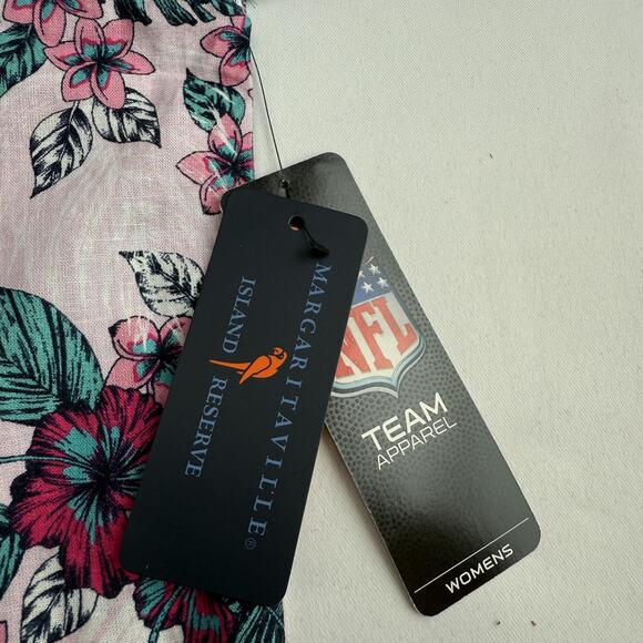 Philadelphia Eagles Shirt Womens XL Pink NFL Football Margaritaville Floral - Picture 3 of 15